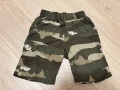 The North face ハーフパンツ 子供用　迷彩柄