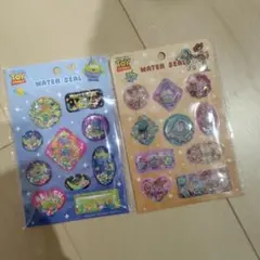 ディズニー トイストーリー ウォーターシール 2枚セット