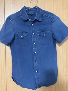 POLO RALPH LAUREN 半袖デニムシャツ M