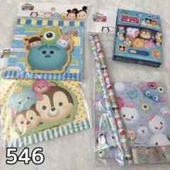ディズニー文具4点セット メモ帳 消しゴム えんぴつ