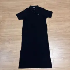 別注】LACOSTE / ポロ ワンピース ブラック 38サイズ - メルカリ