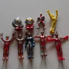 ウルトラマン 透明ソフビ/指人形/消しゴム？