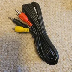 AVケーブル 3.5mmジャック RCAコネクタ