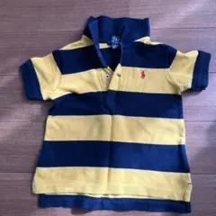 Polo Ralph Lauren ポロシャツ 12M ネイビー/イエロー