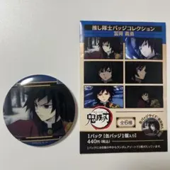 鬼滅の刃　推し隊士バッジコレクション　缶バッジ 冨岡義勇