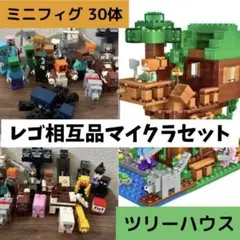 マインクラフト LEGO 30体 ミニフィグ ツリーハウス マイクラ風 互換