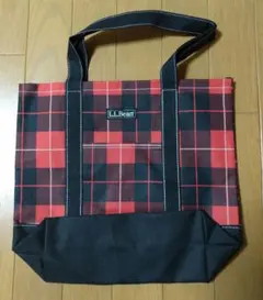 L.L.Bean トートバッグ 赤チェック