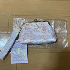 【最終値下げ】キキララ　がま口　ポーチ　にじ　リトルツインスターズ　ユニコーン