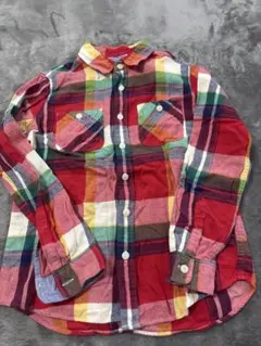 UNIQLO キッズ　フランネルシャツ　チェック　150