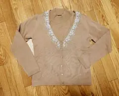 ❣️ビーズ刺繍 長袖カーディガン