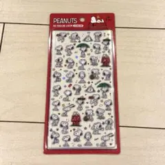 【韓国限定】PEANUTS スヌーピー ボンボンドロップ風 立体シール