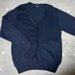 紺色 ニット カーディガン ネイビー