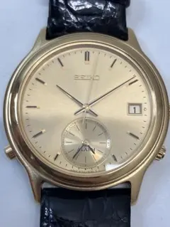 状態良好品 SEIKO 7T32-6K50 イエロー メンズ クォーツ 腕時計 状態良好品 SEIKO 7T32-6K50 イエロー メンズ クォーツ 腕時計 中古