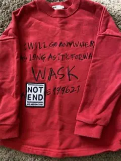 WASK メッセージプリント トレーナー 120