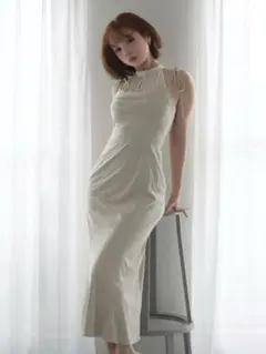 Juni cotton long dress andmary アンドマリー - メルカリ