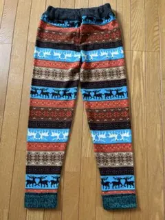⭐︎新品未使用⭐︎ ノルディック柄 トナカイ ロングパンツ 130cm