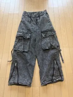 Casper john デニムカーゴ ダークブラウン XS 即購入可のサムネイル