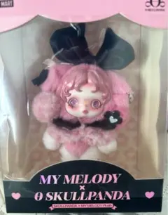 【化粧濃い目】スカルパンダ　サンリオ マイメロ ぬいぐるみペンダント
