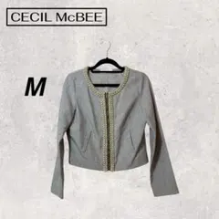 CECIL McBEE セシルマクビー ノーカラージャケット シンプル 卒業式