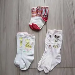 ベビー靴下 3足セット 9-12cm