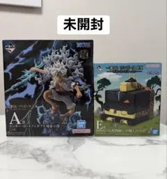 ワンピース一番くじ 悪魔を宿す者達 A賞ルフィ E賞カク