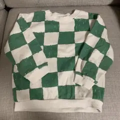 H&M チェック柄トレーナー 92cm