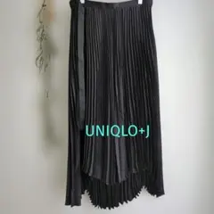 UNIQLO+J /プリーツスカート　ブラック64