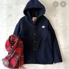 ダントン　DANTON ウールモッサ　コート　ジャケット　ネイピー