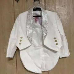 ホワイトジャケットとタキシードシャツセット