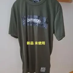 OUTDOOR カーキ Tシャツ Lサイズのサムネイル