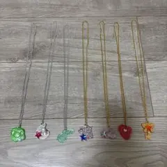 セボンスター　カラフルネックレス7個セット