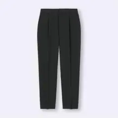 GU ジーユー ストレッチテーパードパンツ 黒 XL