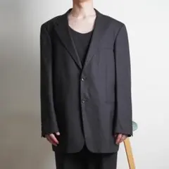 allegri 細ストライプ柄シングルテーラードジャケット グレー/FZ197のサムネイル