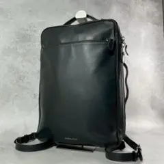 コーチ リュック ビジネスバッグ 3way グラハム レザー 青 A4サイズ可