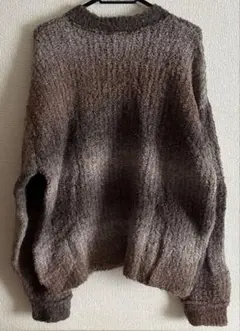 ‪☆美品‪☆グラデーションニット ブラウン系Mサイズのサムネイル