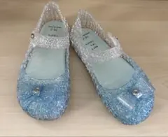 après les cours アプレ ラバー ラメ サンダル ラメ ブルー16