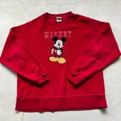 【90s Old Disney】Disney store トレーナー 裏起毛 M