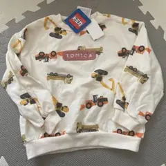 【しまむら】TOMICA トミカ　長袖トレーナー　裏毛