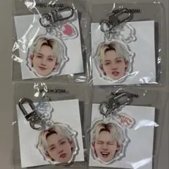 ヒョンソク　TREASURE 顔アクキー カプセルトイ 喜怒哀楽