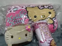 サンリオ　ハローキティ マクラ　ブランケット日焼け　キティ ギャル ピンク