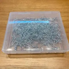 ピアス 金具交換 115個 23mm ハンドメイド シルバー DIY