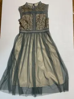 iNFINE アンフィニ　ノースリーブ　ドレス　演奏会　結婚式　お呼ばれ