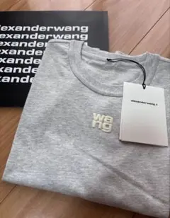 ALEXANDER WANG ロゴ Tシャツ グレーのサムネイル