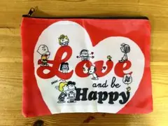 スヌーピー ハート型ポーチ