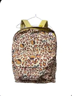 ハローキティ　ヒョウ柄バックパック