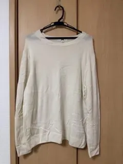 UNIQLO アイボリー ニットセーター 3XL
