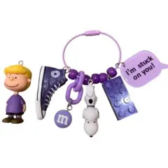 2点セット　チャーム　じゃらじゃらキーホルダー　キーリング　(156)