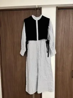 【値下げ】アパートバイローリーズ／長袖、シャツワンピース