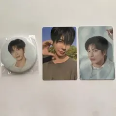 txt テヒョン　トレカ2枚・缶バッチセット