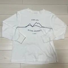 L.L.Bean 長袖カットソー L.REG ホワイト　エルエルビーン